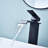Waterfall Spout Bathroom Sink Single Handle Faucet with Pop-Up Drain (No Overflow)-115720973