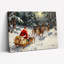 «Santa Reindeer Snow», art mural sur toile-121121979