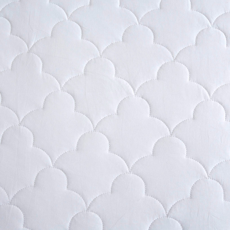Cotton Percale Quilted Mattress Pad