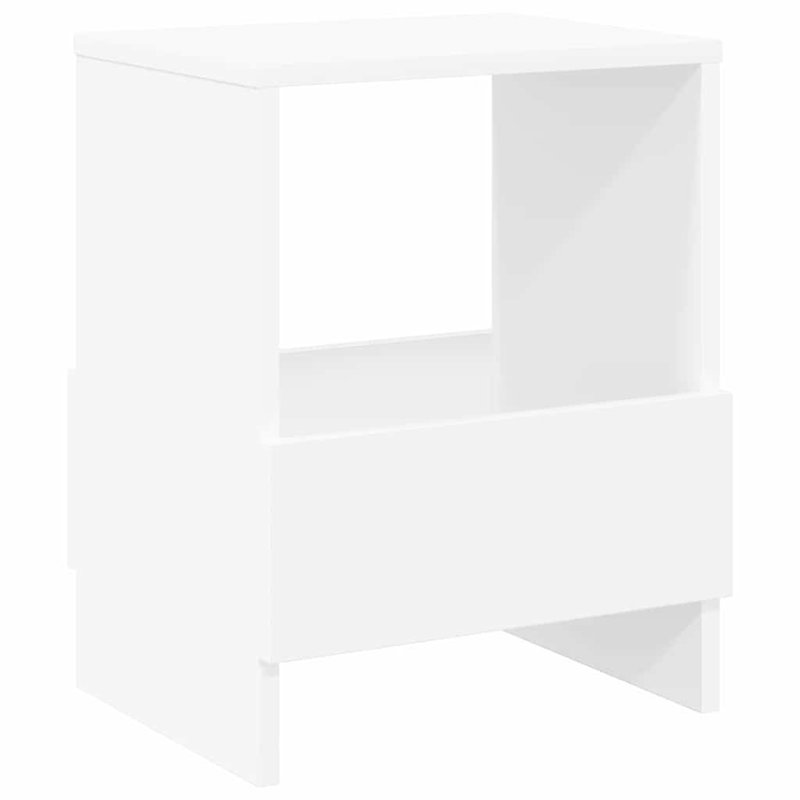 Wood Free Standing Magazine Rack, White