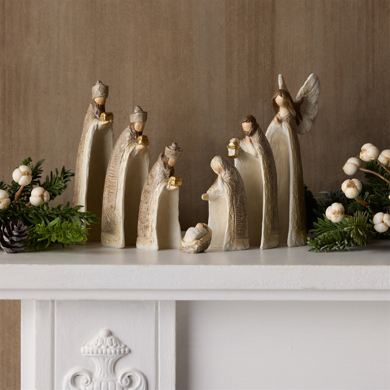 Nesting Mini Nativity Figures (Set of 7)
