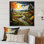 Countryside Pastoral Patchwork II - Landscapes Wall Art Living Room