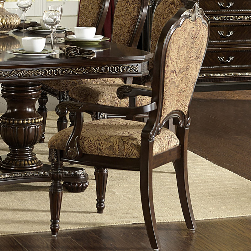 Traditional Formal Armchairs Set of 2