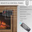 FLAMEKO Savannah Freestanding Electric Fireplace Suite, 2kW Heater, Remote-242348713-242348717