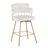 Finkelstein 26.25" Seat Height Swivel Upholstered Counter Stools-112400260