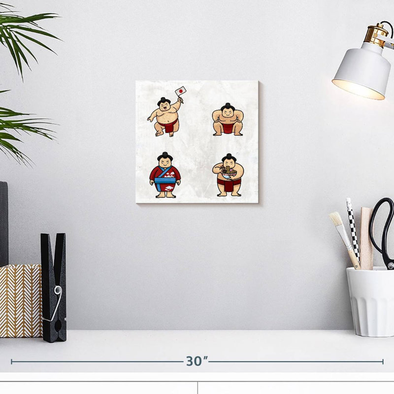 Sirci Sumo Wrestler, H 10 po x l 10 po