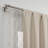 Eclipse Kensett Blackout Curtains with Cable Chain Pattern Sheer Window Panels, 4-Piece Window Curtain Panel Set, Linen-119749698-119749699-114247129