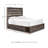 Kimette Slat Headboard Design Bed with Drawers-89100147