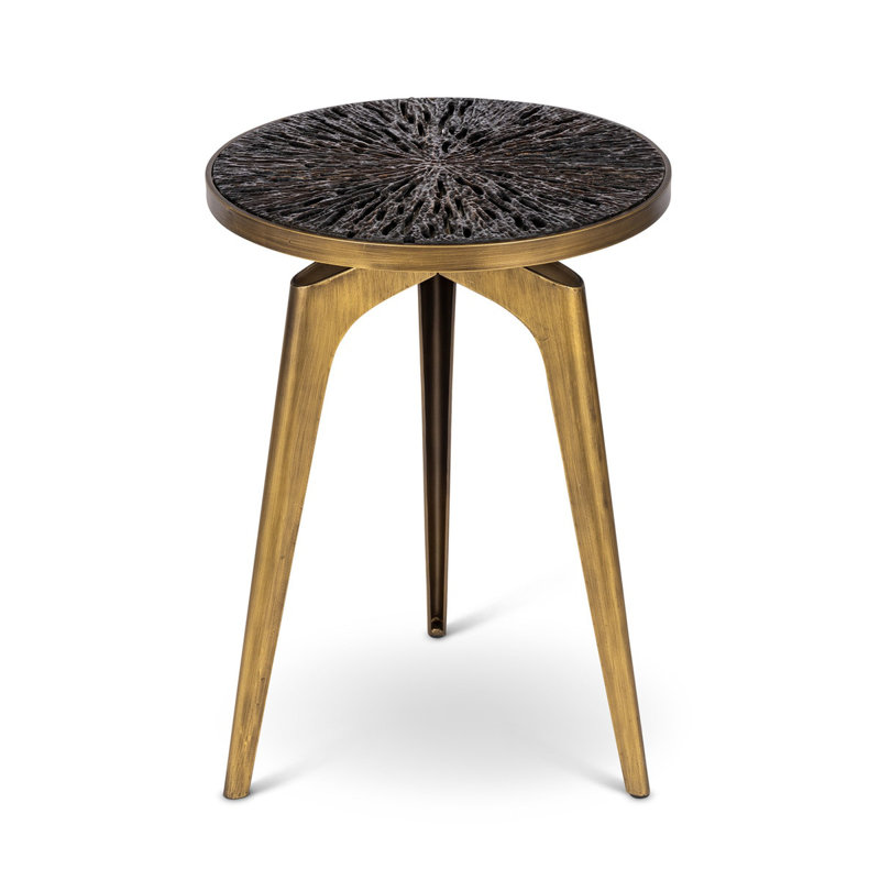 Manor End Table, 26.25" H x 18.75" W x 18.5" D, Black