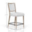 Counter Stool In Sand Coloured Finish Set Of 2