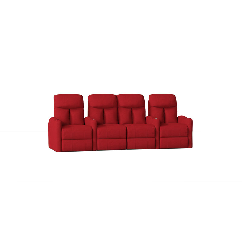 Sièges de cinéma maison configurables (rangée de 4), Café classique, Manuel