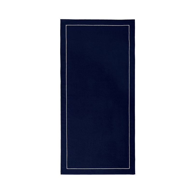 Croisiere Beach Towel, Marine/White