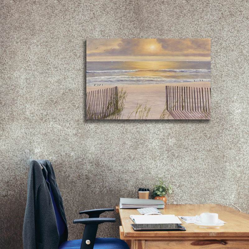 «Beach Light» par Diane Romanello, H 26 po x l 40 po x P 1,5 po