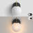 Lio 1 - Light Dimmable Iron ETL wall sconces with Round Shape Cloud Glass Shade-416420593