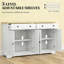 Buffet avec tiroirs de rangement, buffet, tablettes réglables-627758214