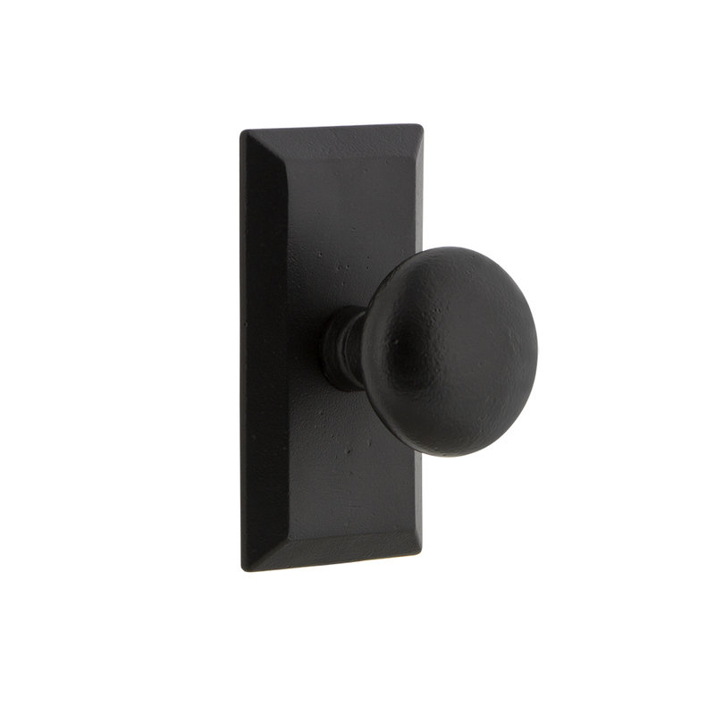 Ageless Iron Vale Plate with Keep Knob, 2.375