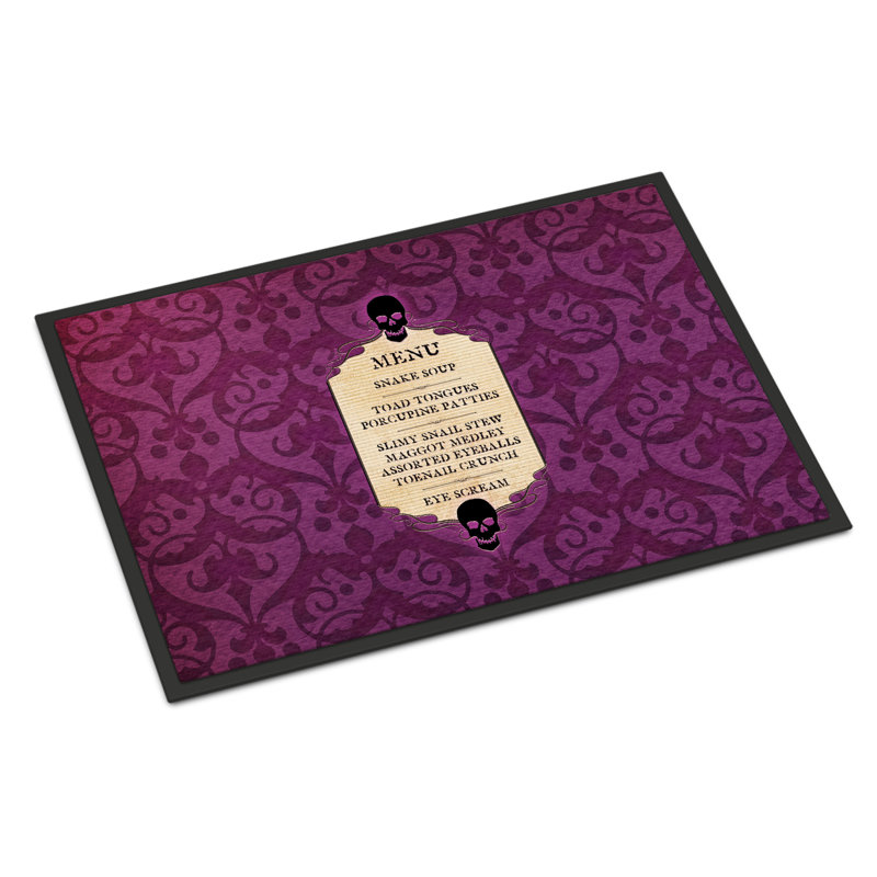 Non-Slip Halloween Indoor Doormat, Rectangle 1'6" x 2'3"