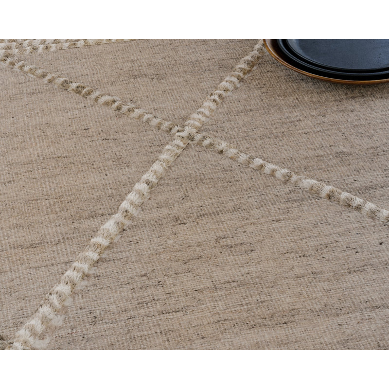 Hamida - Sand, Rectangle 10' x 14'