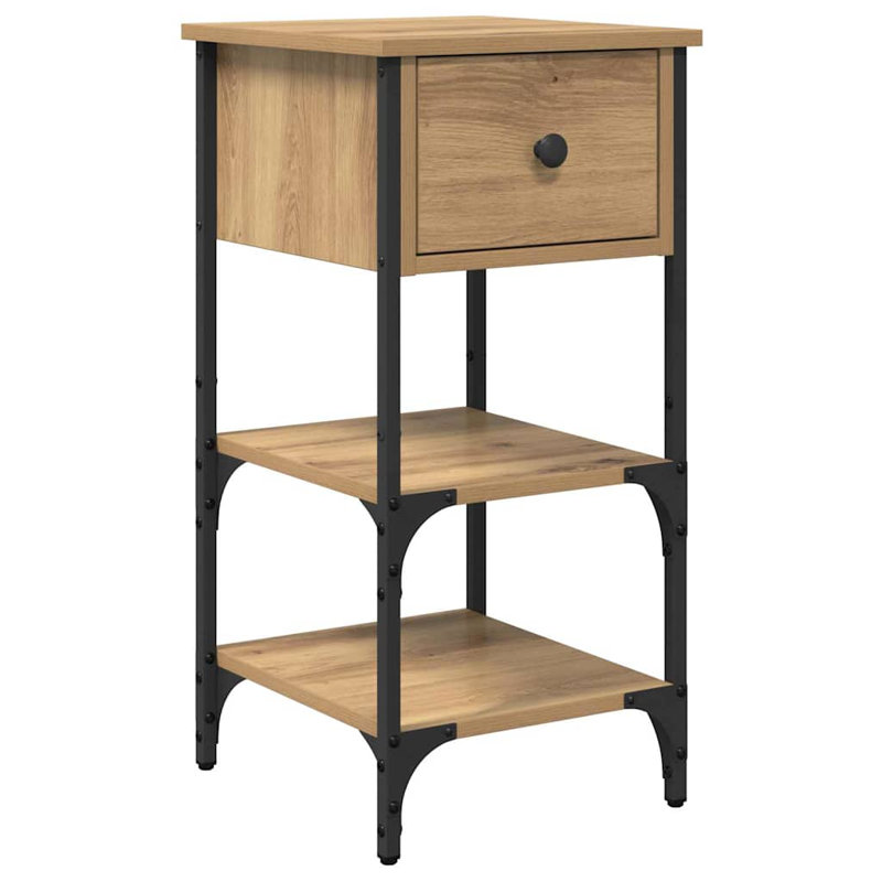 Bedside Cabinet, Artisan Oak