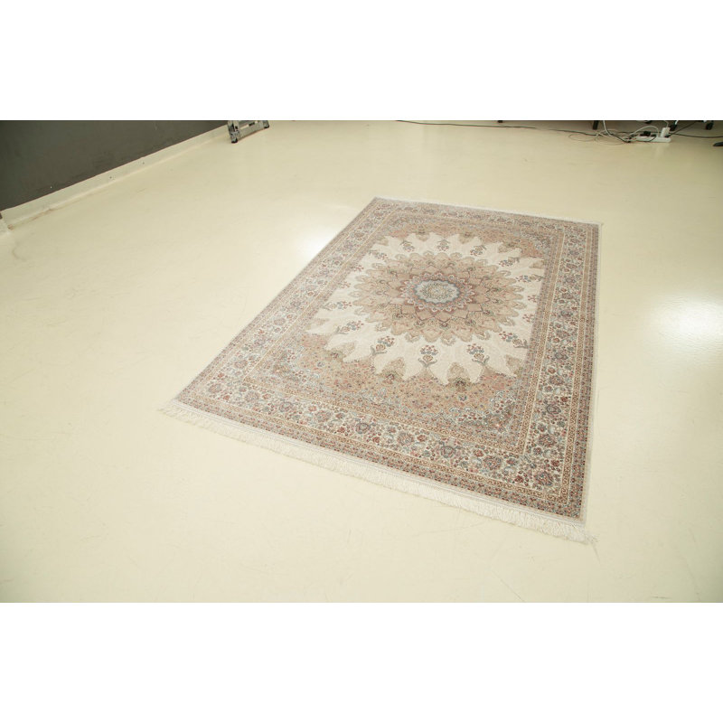 Antep Silk Rug, Rectangle 3'11" x 5'10"