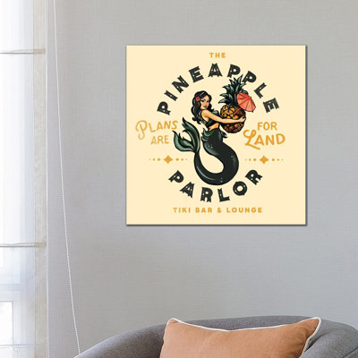 Pineapple Parlor by The Whiskey Ginger - Wrapped Canvas Painting