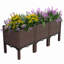 Boîte à fleurs d'extérieur en polypropylène pour légumes, fleurs et herbes