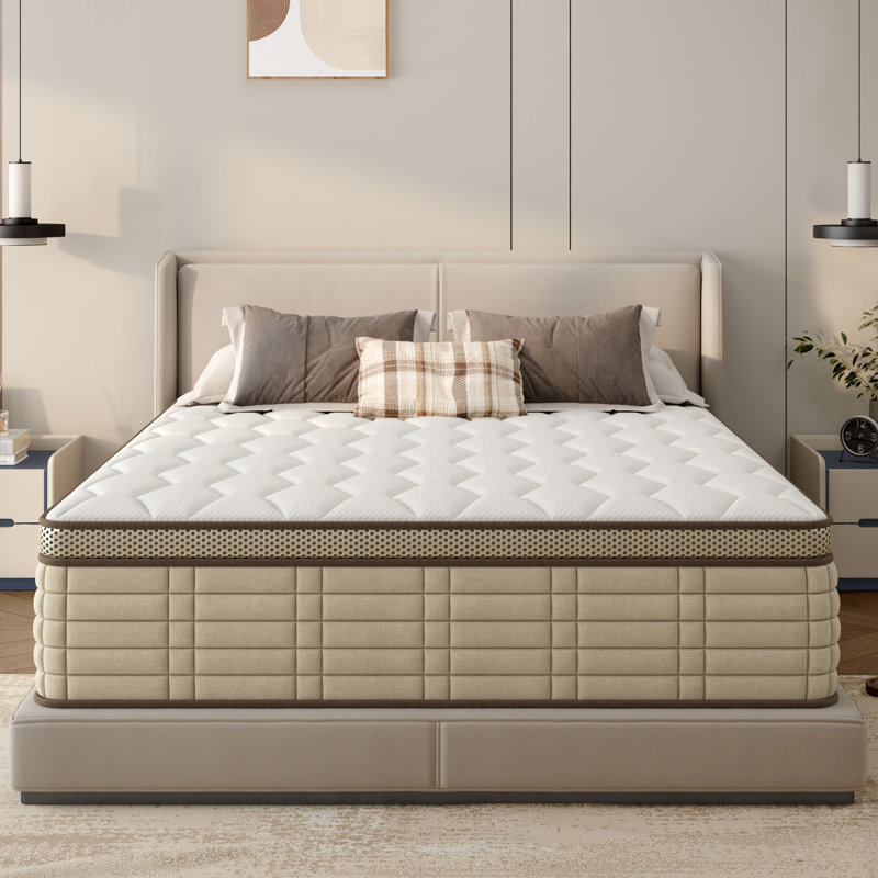 Matelas hybride moyen dans une boîte, 10", Grand lit