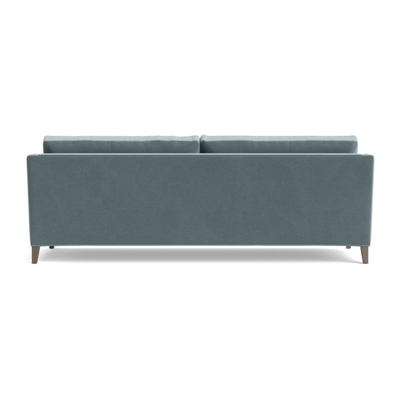 Gigi No Skirt 85 Sofa, Performance Velvet - Harbor, Driftwood