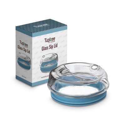 Couvercle de remplacement pour gobelet en verre à double paroi 14 oz et 8 oz Tupkee
