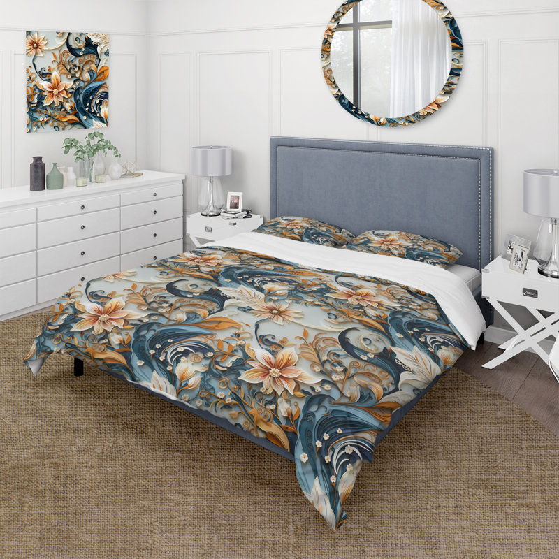 Ensemble de housse de couette Recep, Housse de couette pour très grand lit et 2 très