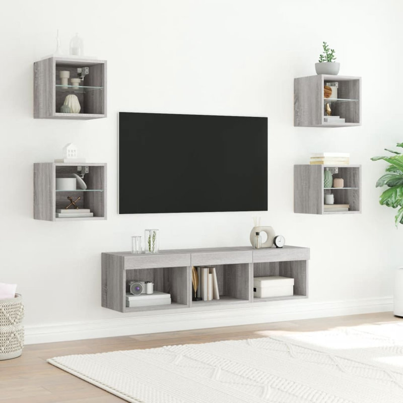 No_Yes_Yes_Yes_N/A TV Stand for TVs up to 88", Grey Sonoma
