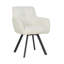 Chaises de salle à manger pivotantes en tissu Hawkin-88417847