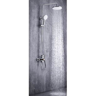 Système de douche complet avec valve brute