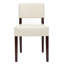 Chaise d'appoint en cuir Jacob Bicast