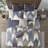 Navy 3 Piece Quilt Cotton Full/queen - Printed Pattern, Comfortable Bedding, Solid Reverse, Full/queen, Broken Print, 2 Matching Shams, Channel , Breathable Bedding