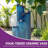 32"H 4-Tier Ceramic Outdoor Water Fountain with LED Light-1346668318