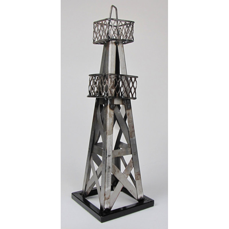 Maxeys Scenic & Cityscapes Figurines & Sculptures, Natural Steel Lacquered