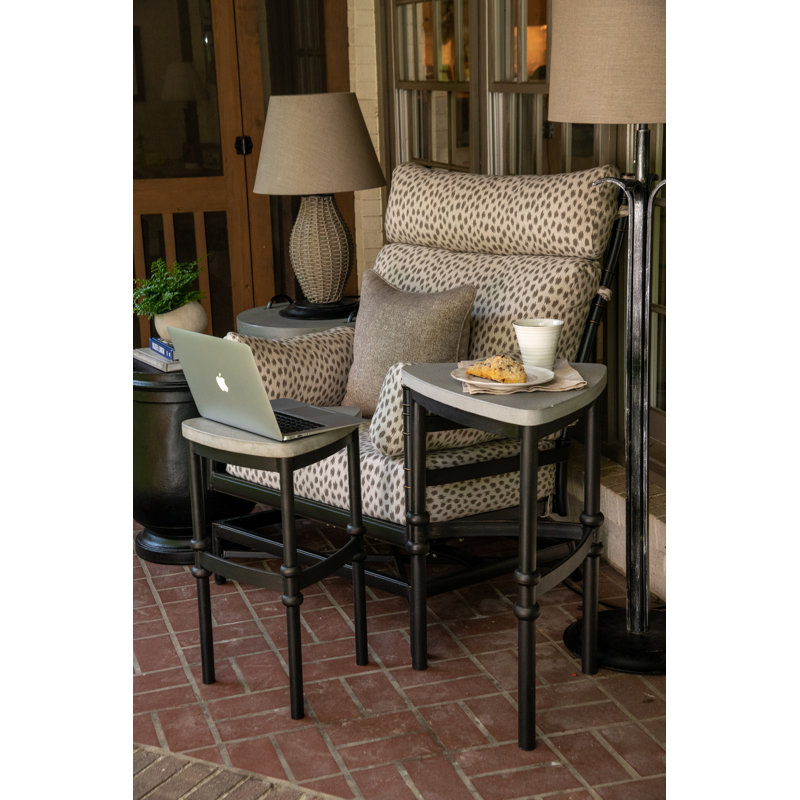 Charlotte Outdoor Triangular Side Table