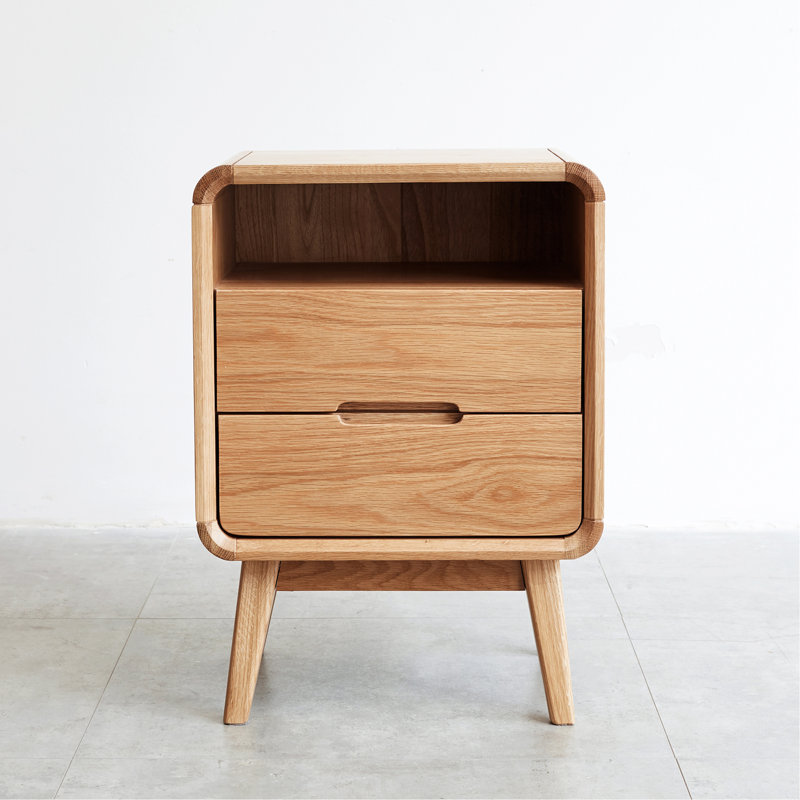 Armoire de chevet en bois massif Pure