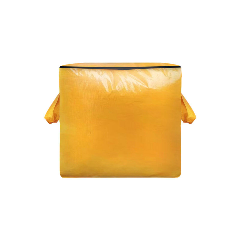  Large Clothes Storage Bags, Heavy Duty Closet Organizers and Storage, Foldable Storage Containers for Blanket, Comforter, Pillow, Bedding (Yellow)