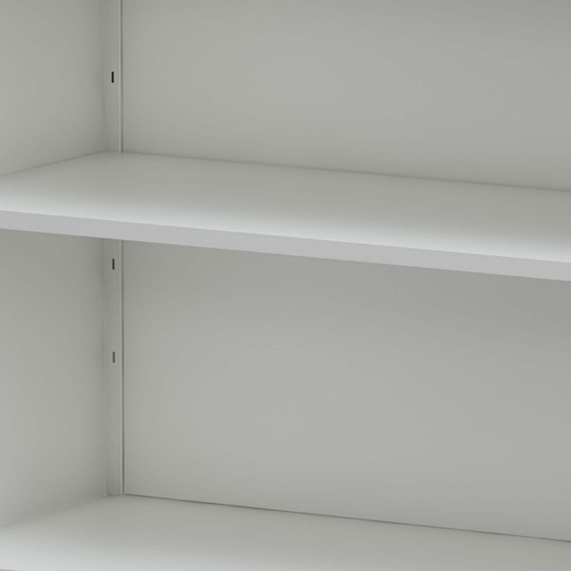 Armoire de cuisine, armoire de rangement haute avec portes en verre et tablettes réglables, armoire de cuisine, salon, salle à manger