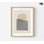 Reproduction d'art géométrique coucher de soleil géométrique, art abstrait, aquarelle abstraite