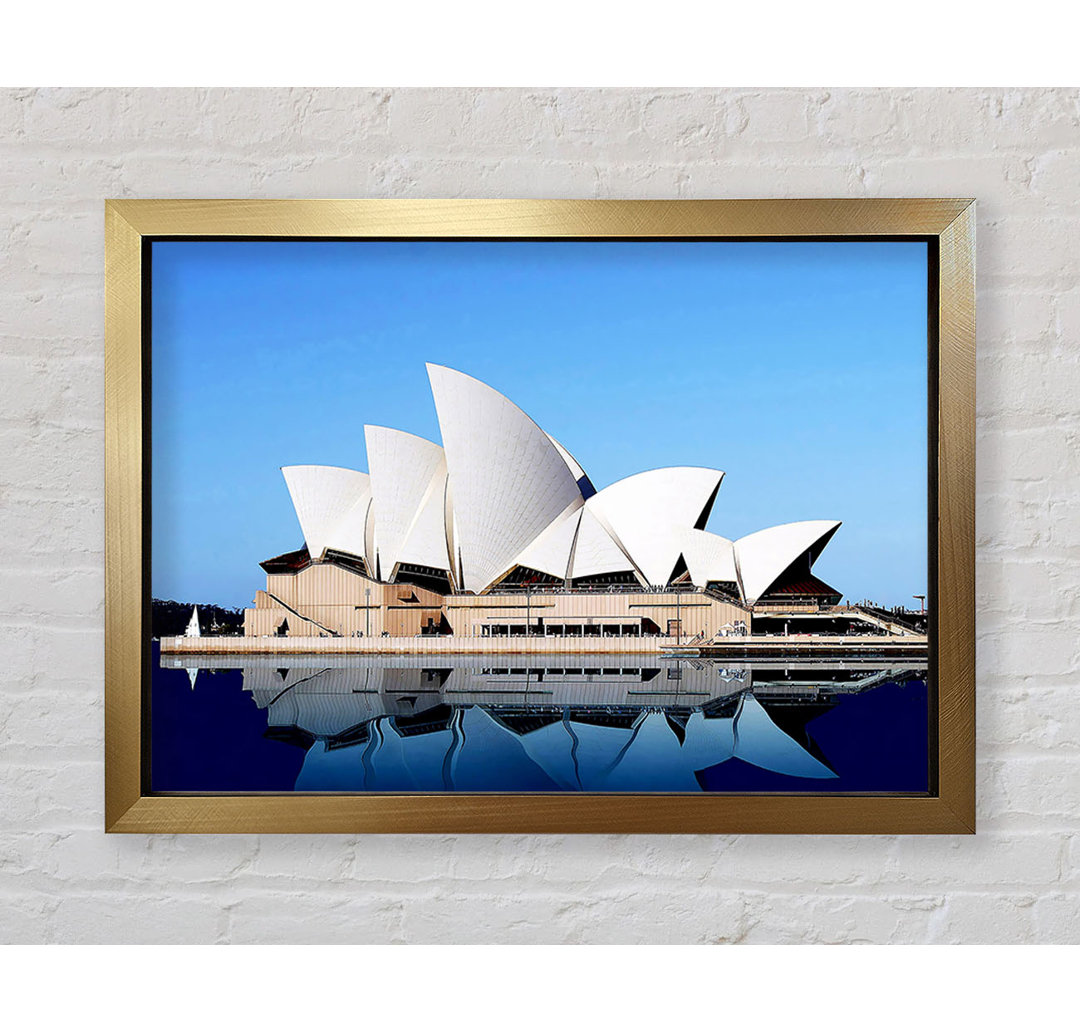 Sydney Opera House Reflections - Einzelner Bilderrahmen Kunstdrucke