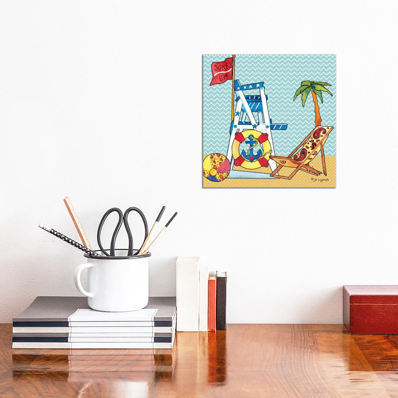 Surfs Up 1 Piece Wrapped Canvas Wall Art, 30.48cm H x 30.48cm W