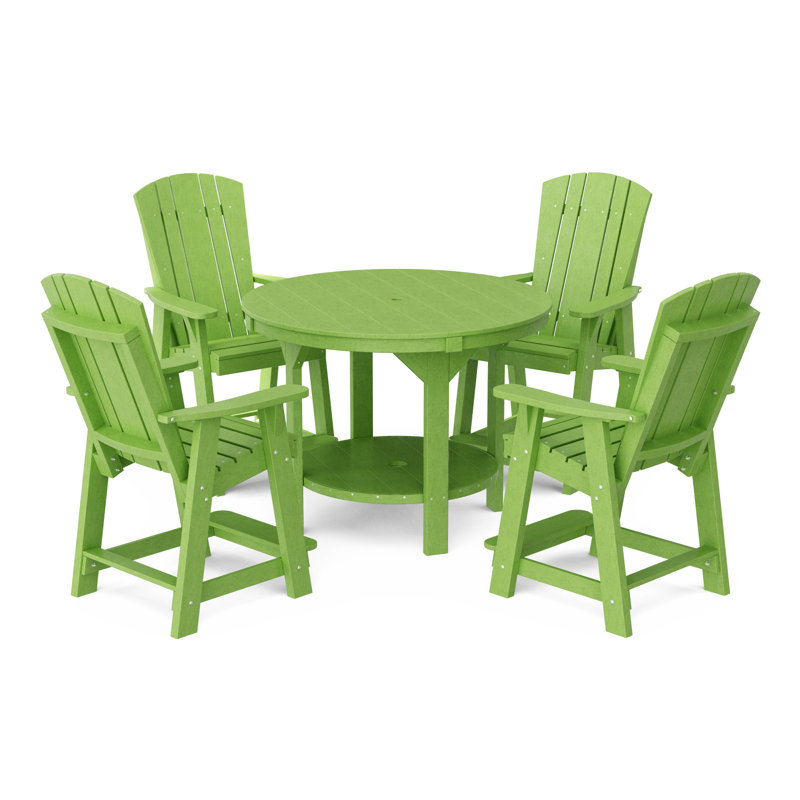 Heritage Pub Counter Set, Lime Green, 4