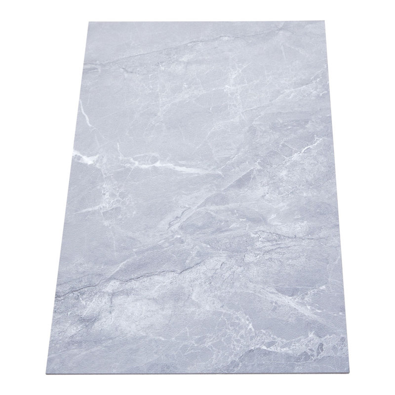 28Pcs 60x30cm Realistic Stone Texture Self Adhesive PVC Flooring, Light Grey
