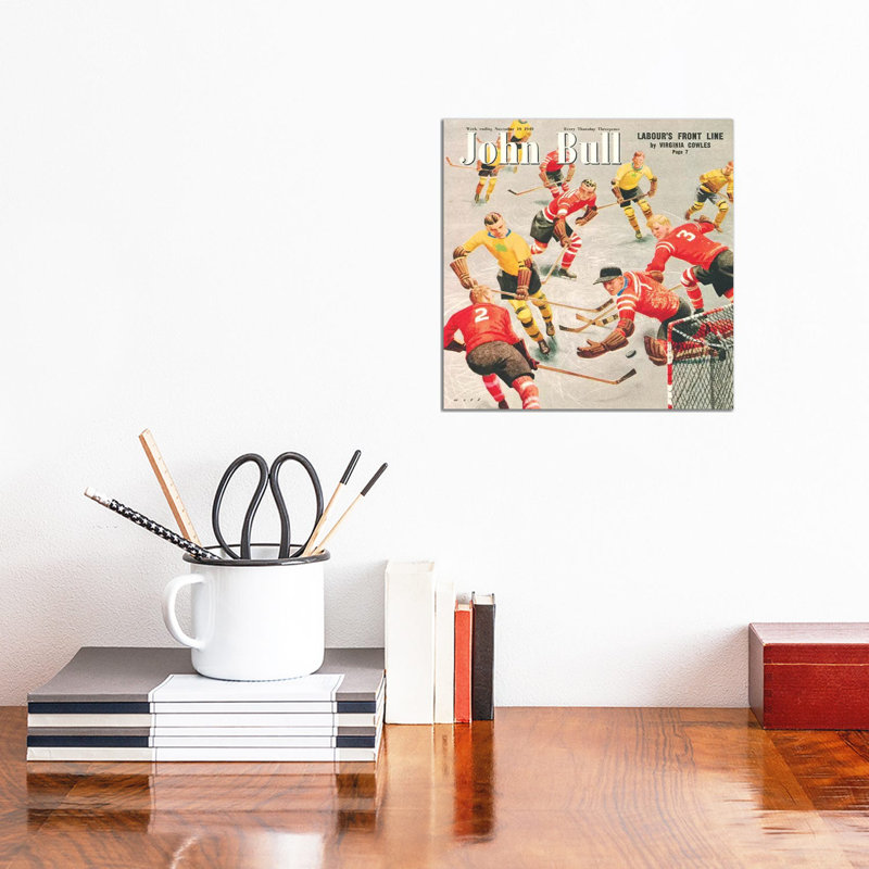 1949 John Bull Magazine Cover by The Advertising Archives - Wrapped Canvas Painting, 30.48 cm H x 30.48 cm W