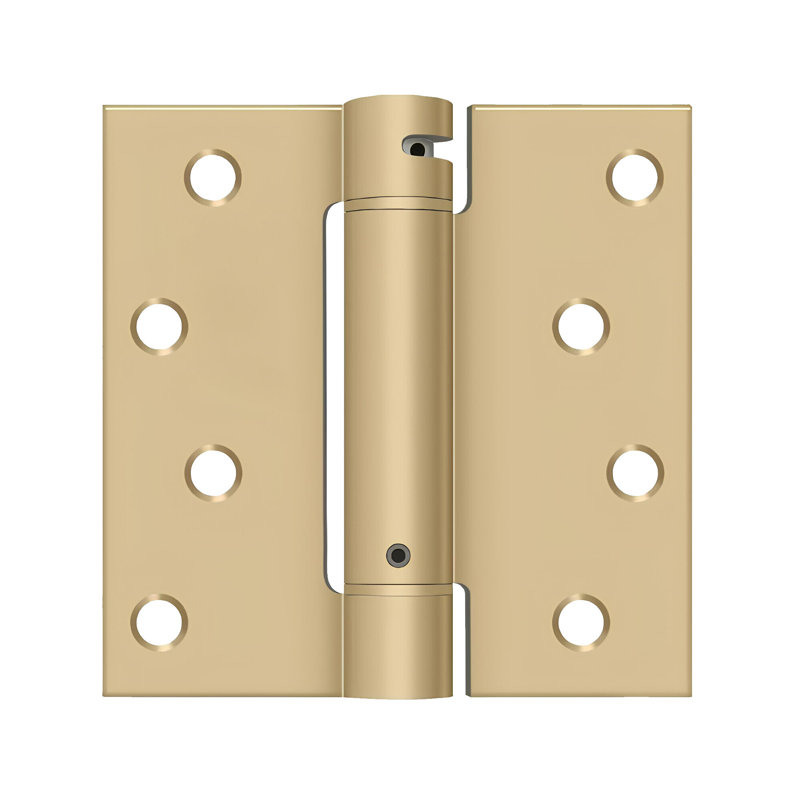 64'' x 64'' Steel Surface Mount Hinge, Brushed Brass
