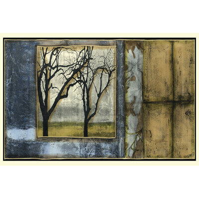 Tandem Trees IV - Wrapped Canvas Painting