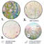Goncalves - Art mural rond floral en métal-109669278